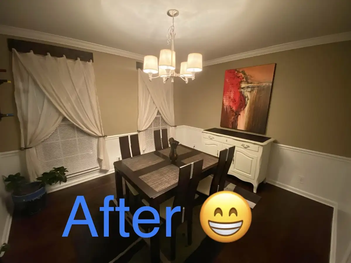 Professional dining room restoration after water damage in Wilton